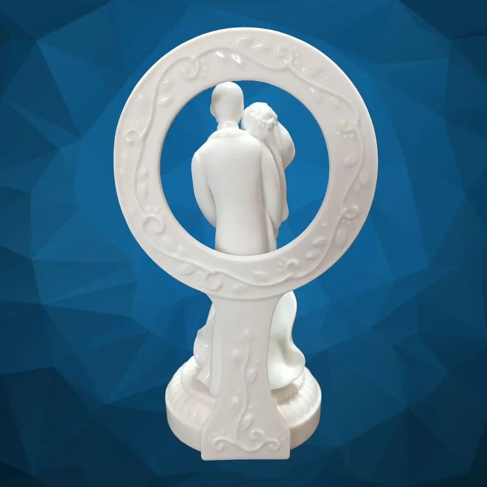 Hallmark Keepsake Porcelain Wedding Cake Topper, 